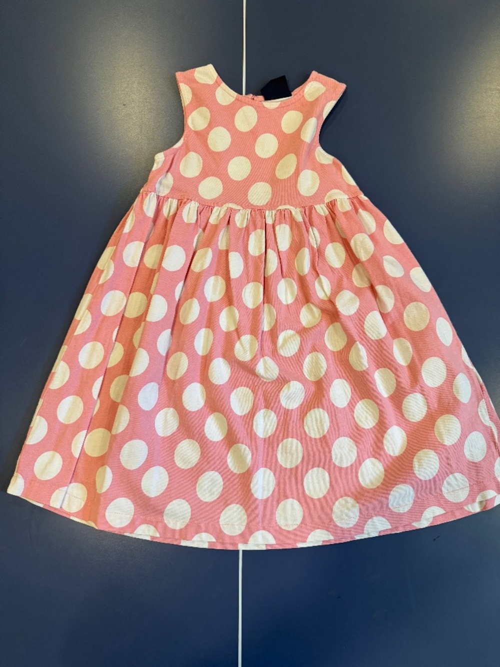 Size 4-5 Mini Boden Pink Polka Dot Dress